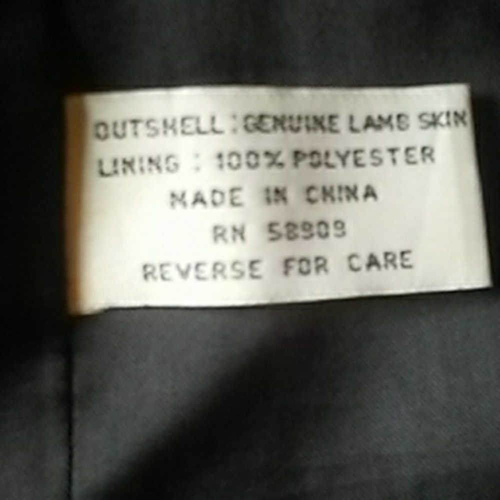Preston & York Genuine Lambskin Ladies Coat Vintage - Picture 7 of 8